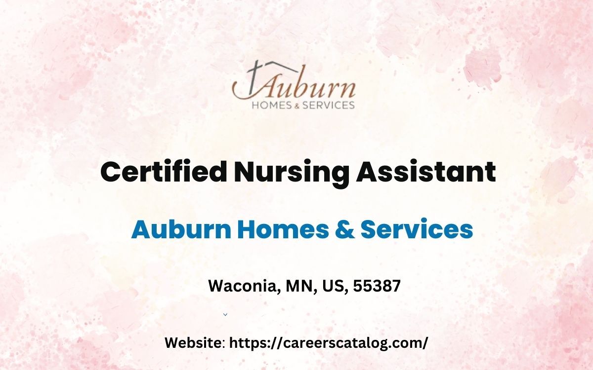 Certified Nursing Assistant (CNAAssisted LivingOnCall/Casual) Role